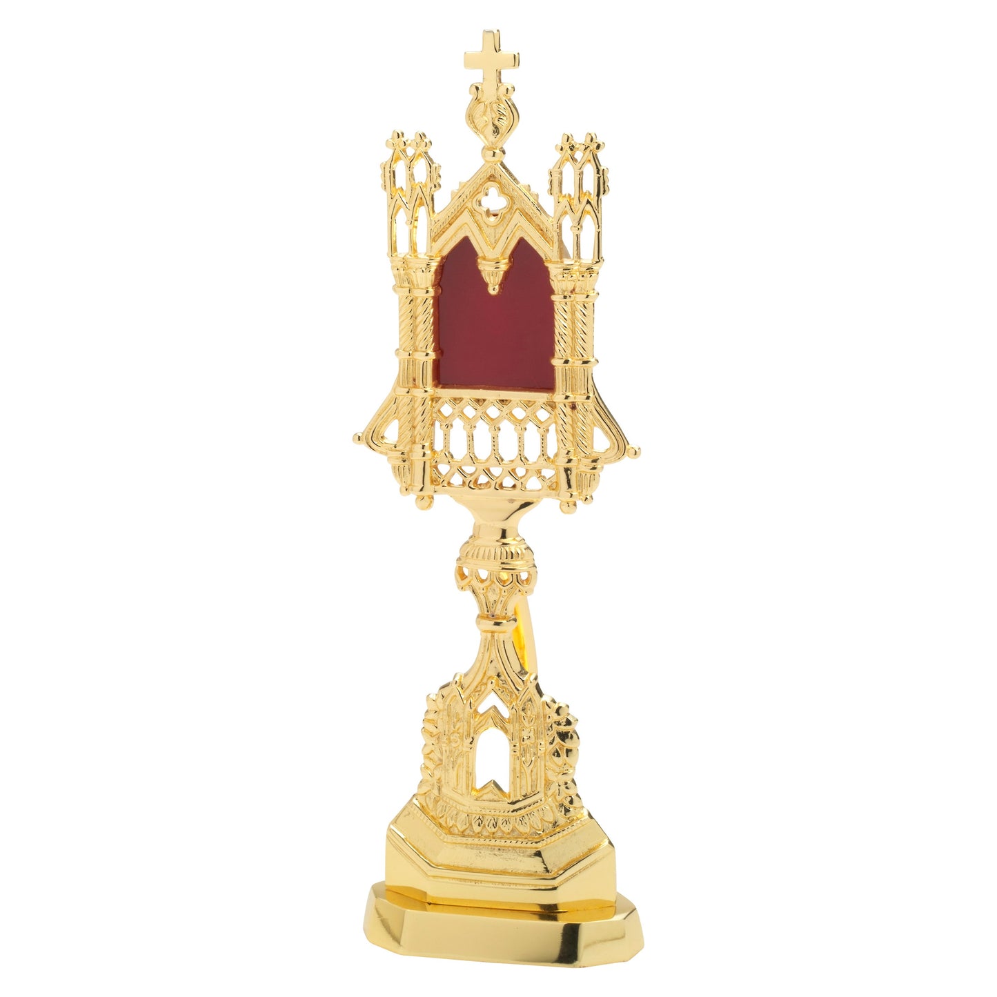 Reliquiario dorato H 28 cm