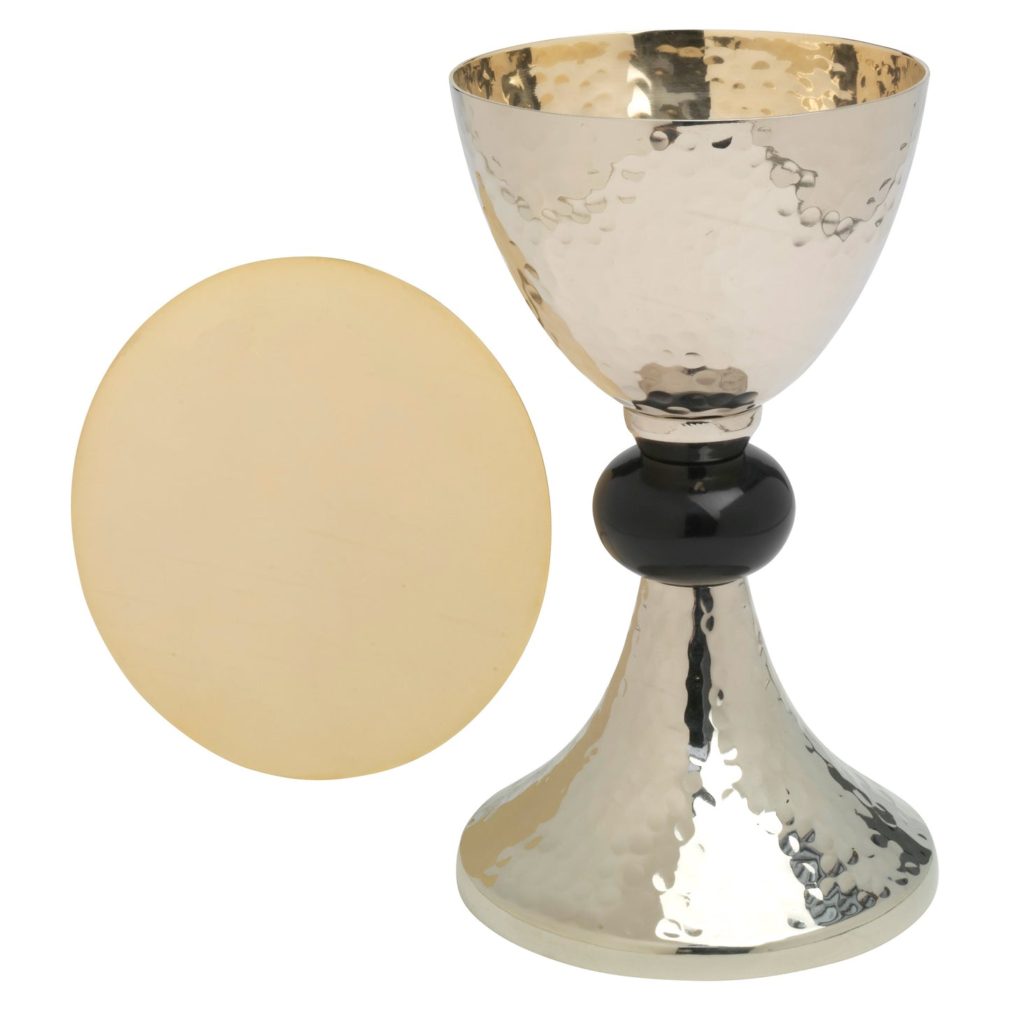 Calice con patena dorato dall´interno H 20 cm