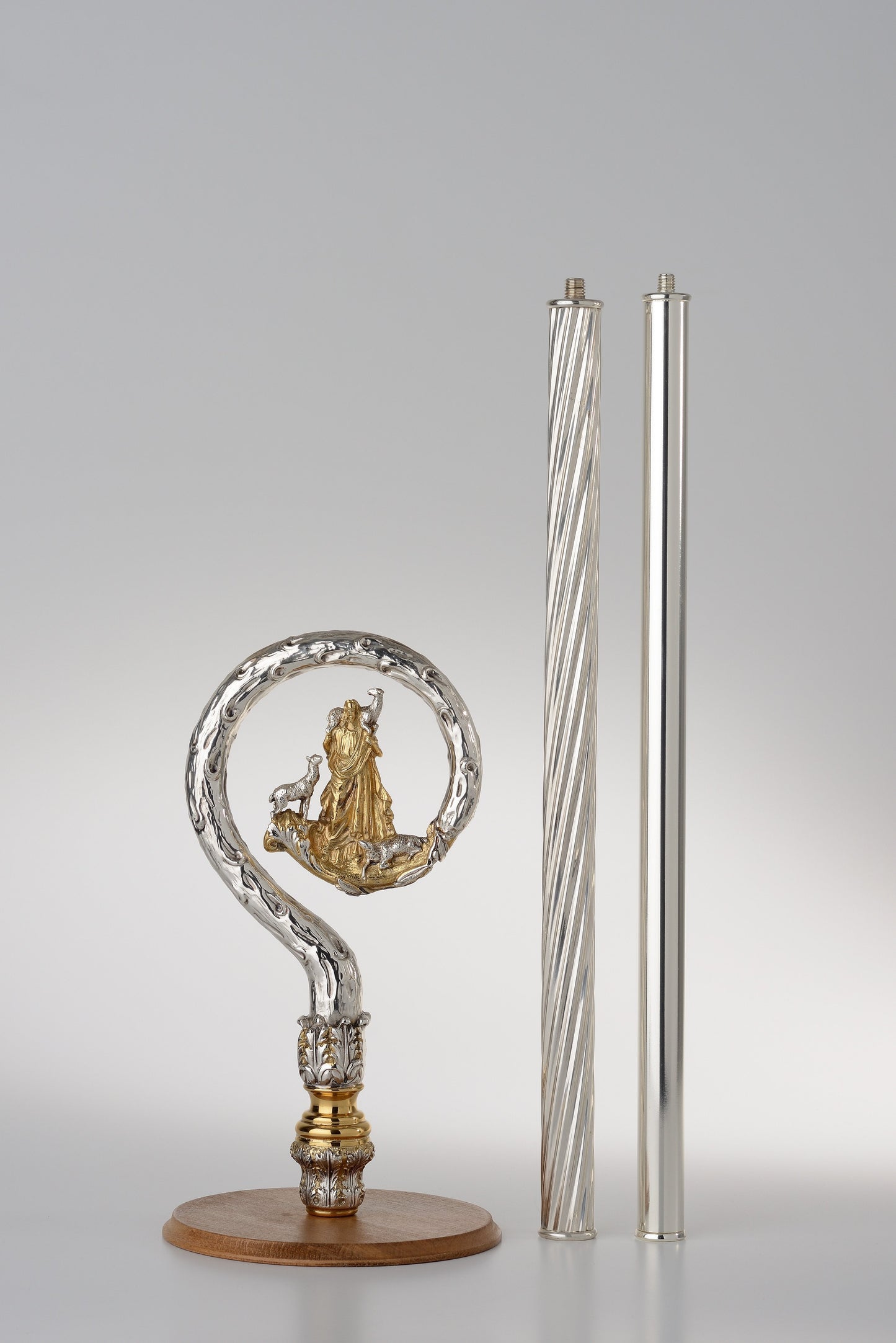 Bastone pastorale con buon pastore - luxdei.it