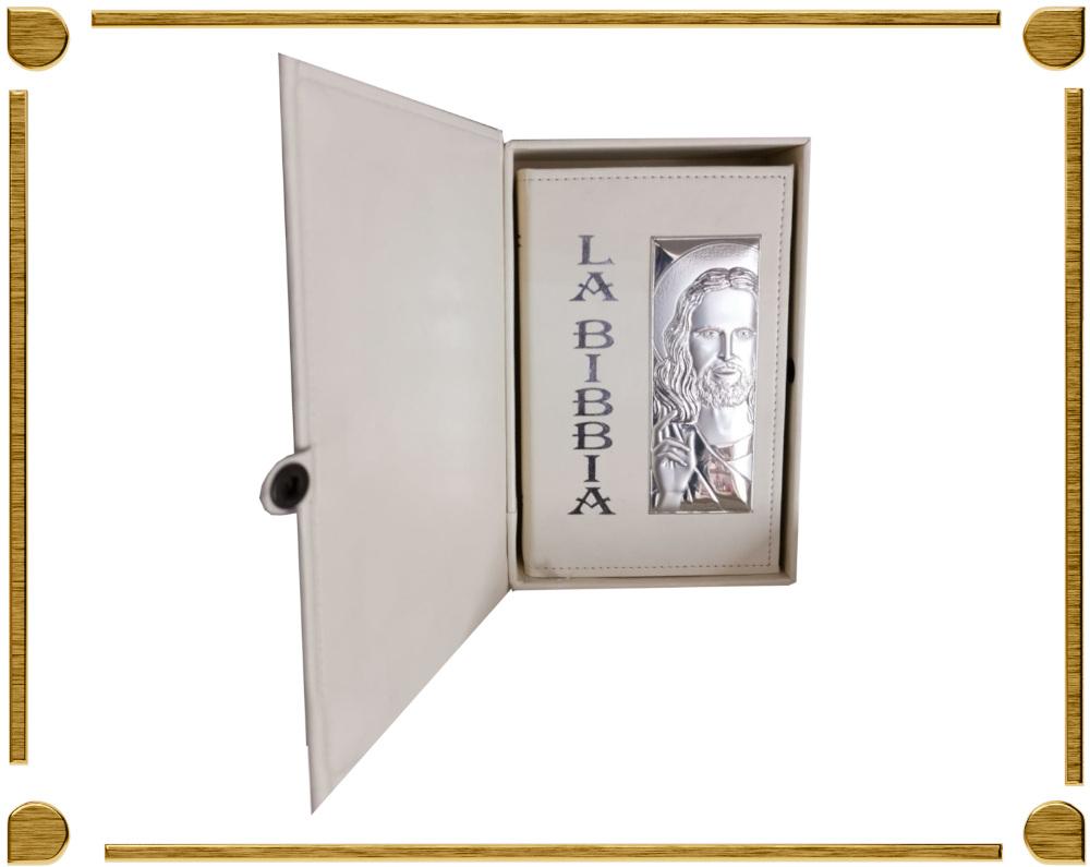 Bibbia con Placca in Argento - luxdei.it