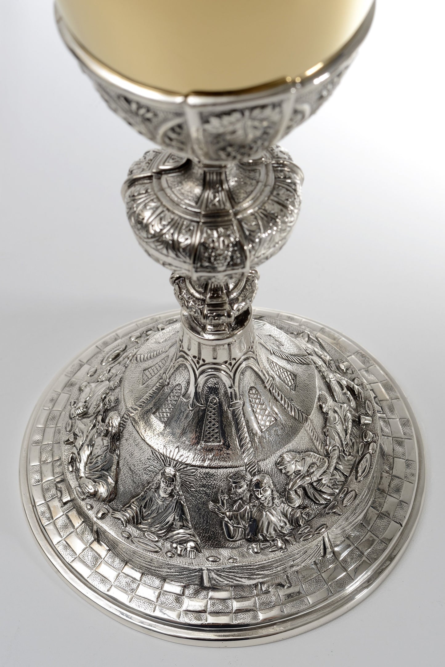 Calice ottone argentato - luxdei.it