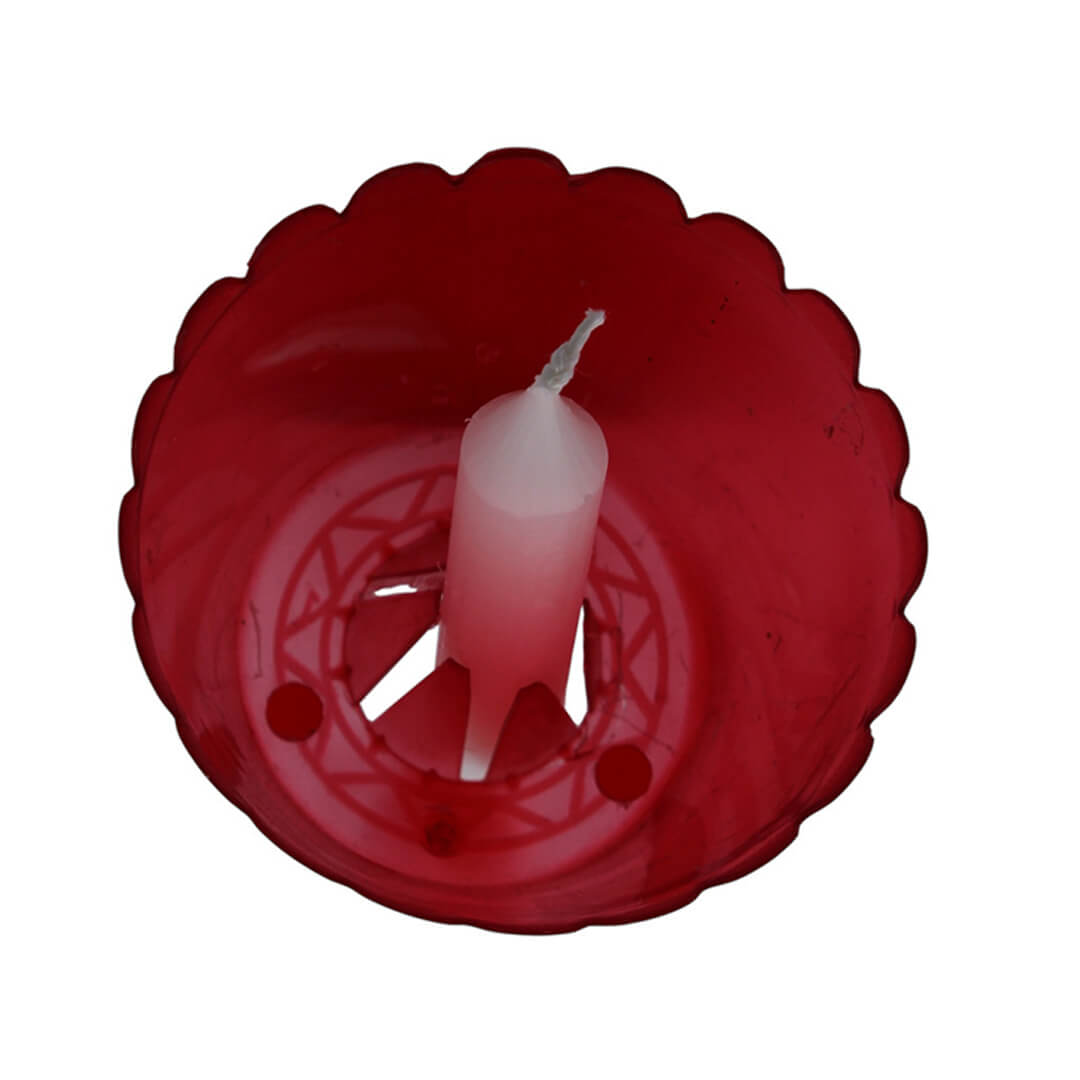 Candela bianca per processioni 1x26cm (10kg) - Lux Dei - Vendita Articoli Religiosi