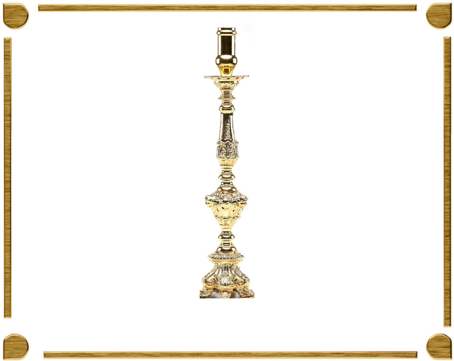 Candeliere barocco ricco - luxdei.it