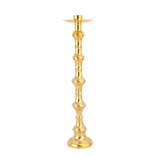 Candeliere colore oro, altezza 60cm – bossolo d3 d4 d5 - Lux Dei - Vendita Articoli Religiosi