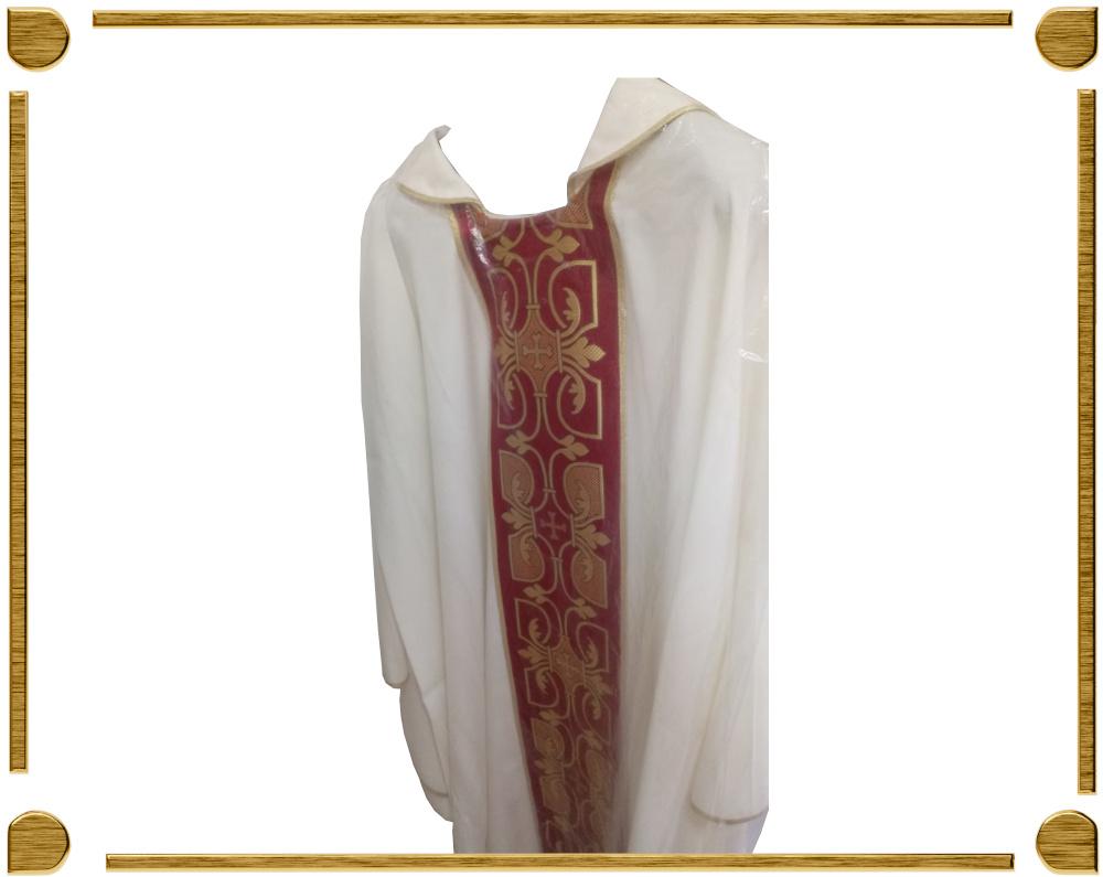 Casula con Stolone Rosso - luxdei.it