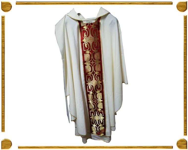 Casula con Stolone Rosso - luxdei.it