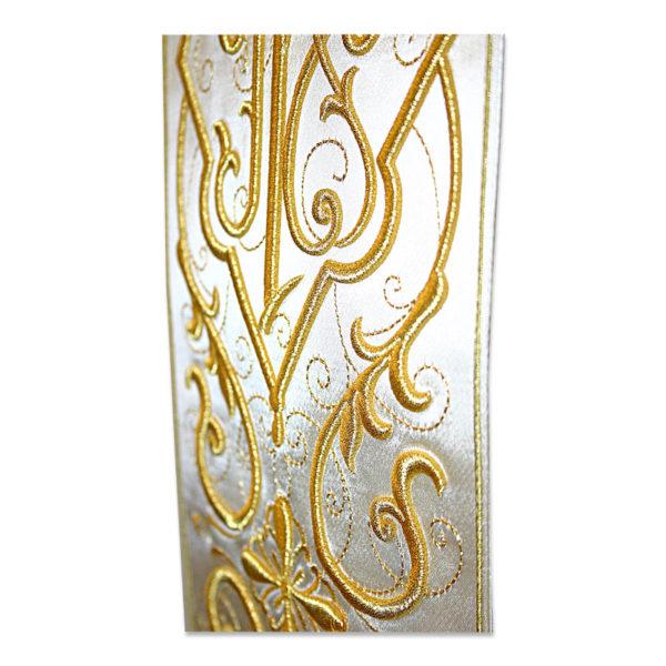 Casula ricamata a macchina con stolone staccato - luxdei.it