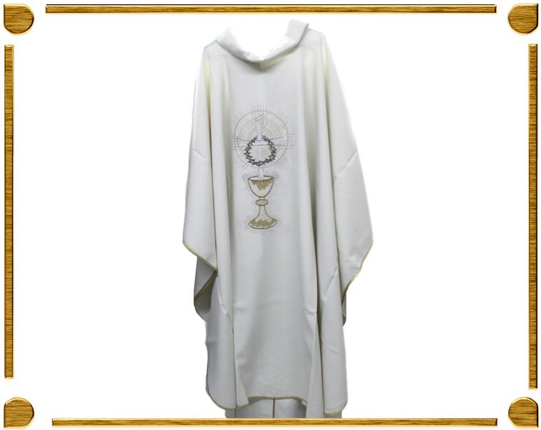 Casula Ricamata - Croce e Calice - luxdei.it