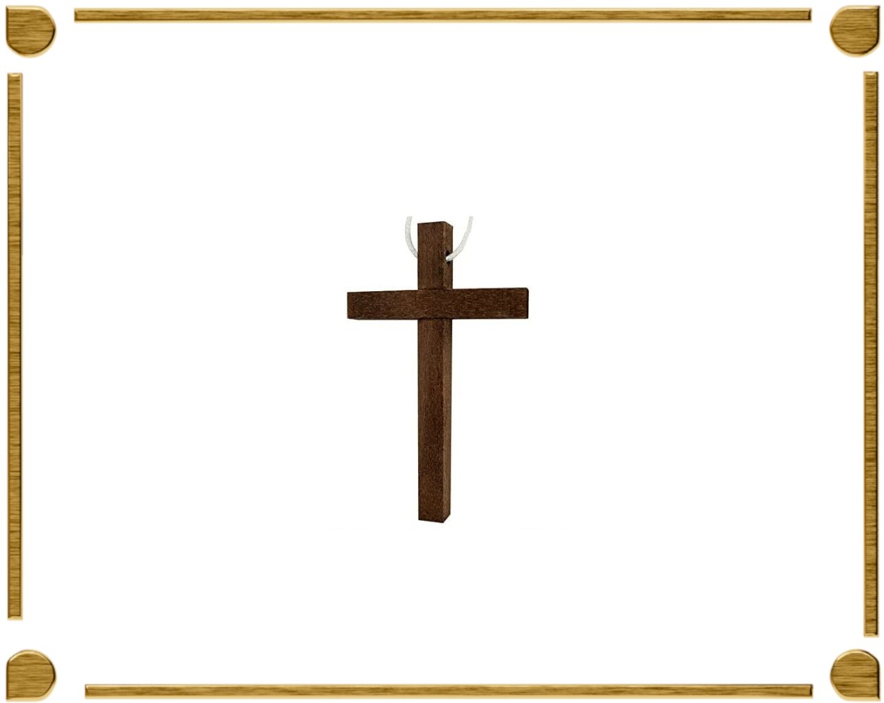 Croce in legno prima comunione - luxdei.it
