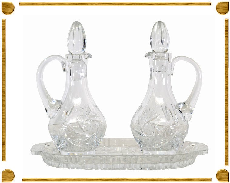 Set Ampolline in Cristallo - 2 - Lux Dei - Vendita Articoli Religiosi