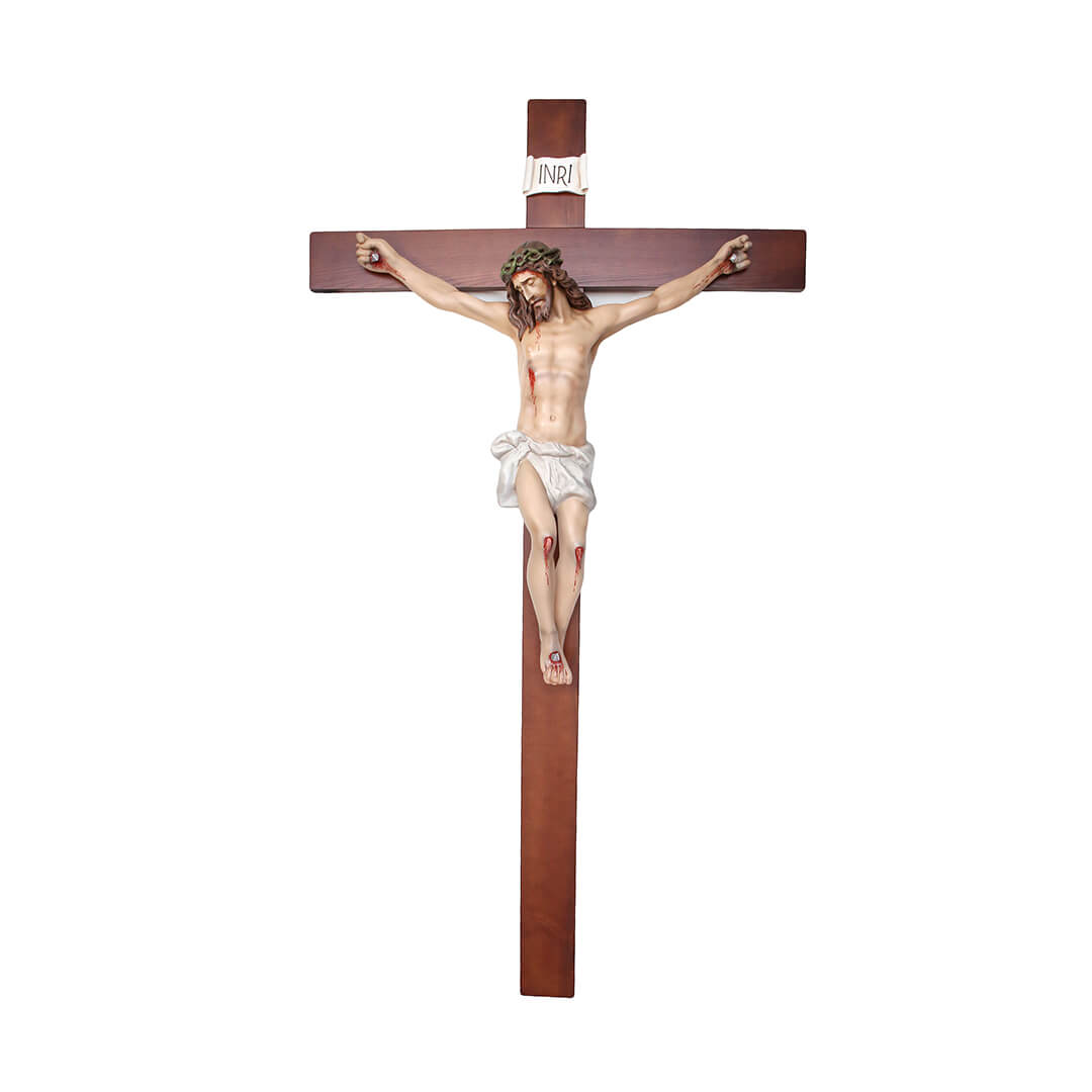 Statua Cristo in Croce - 105cm - Lux Dei - Vendita Articoli Religiosi