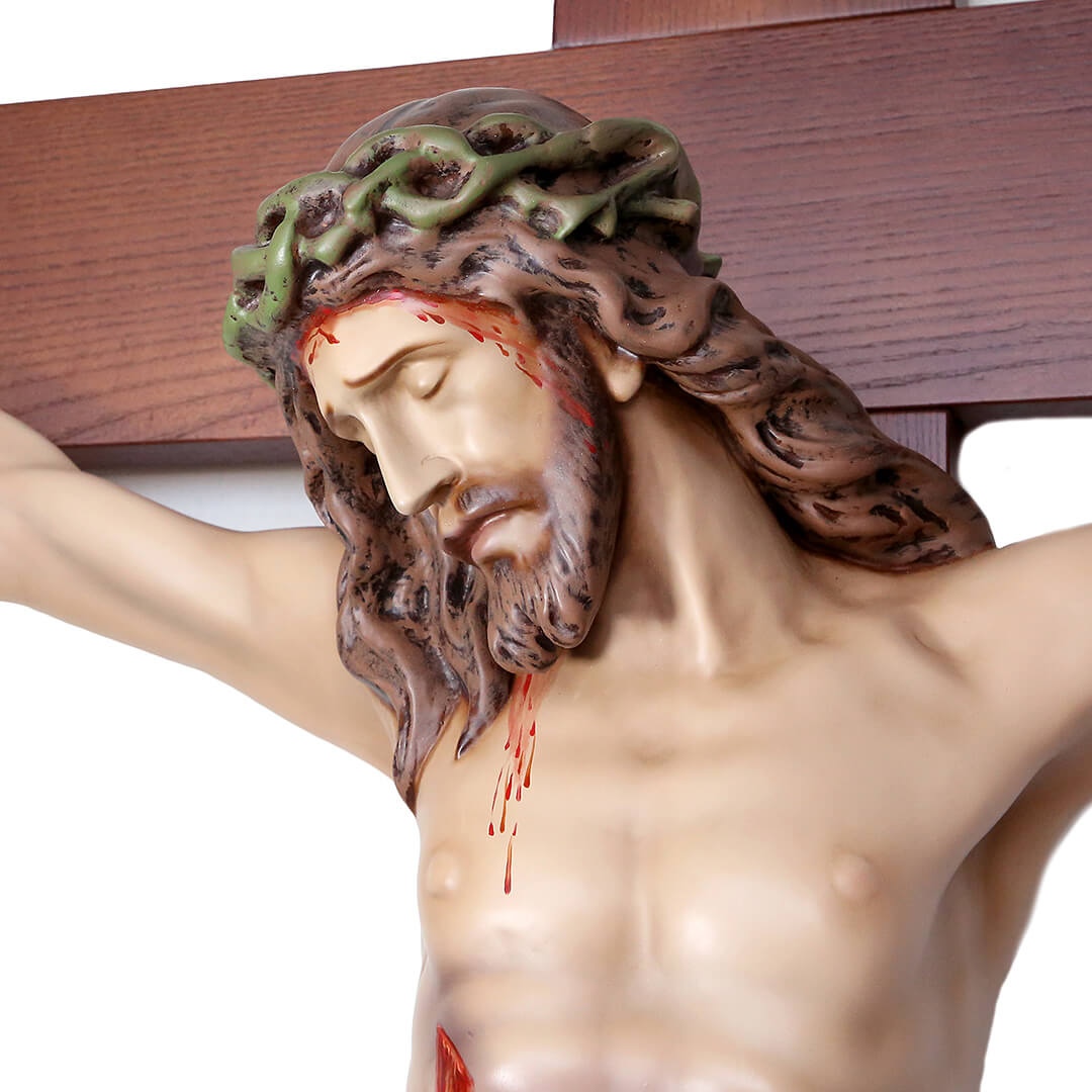 Statua Cristo in Croce - 105cm - Lux Dei - Vendita Articoli Religiosi