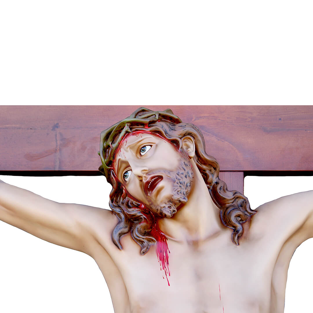 Statua Cristo in Croce - 180cm - Lux Dei - Vendita Articoli Religiosi