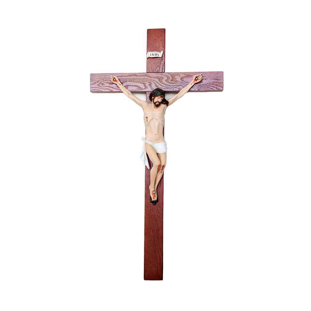 Statua Cristo in Croce - 40cm - Lux Dei - Vendita Articoli Religiosi