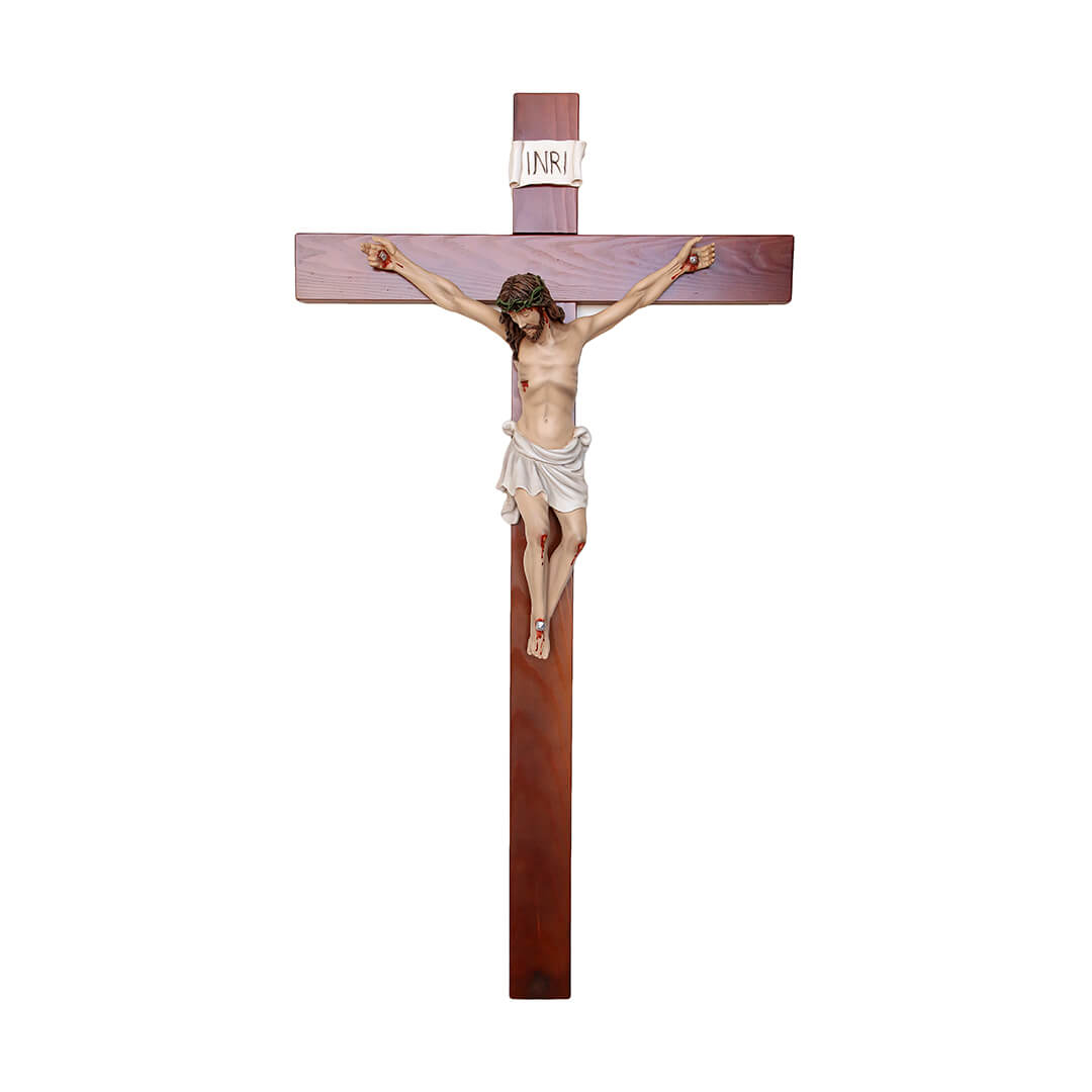 Statua Cristo in Croce - 70cm - Lux Dei - Vendita Articoli Religiosi