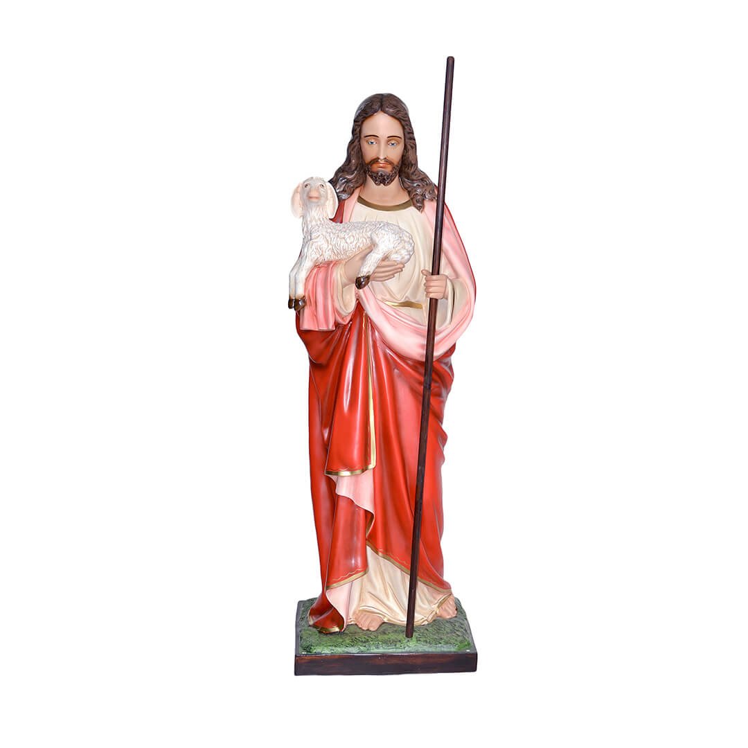 Statua Gesù Buon Pastore - 160cm - Lux Dei - Vendita Articoli Religiosi