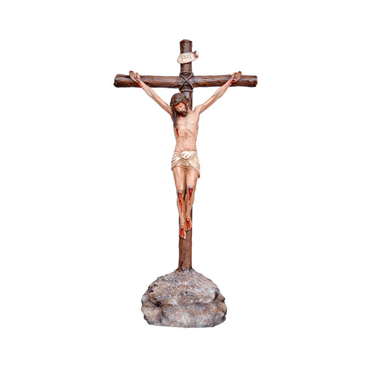 Statua Gesù crocifisso - 30cm - Lux Dei - Vendita Articoli Religiosi