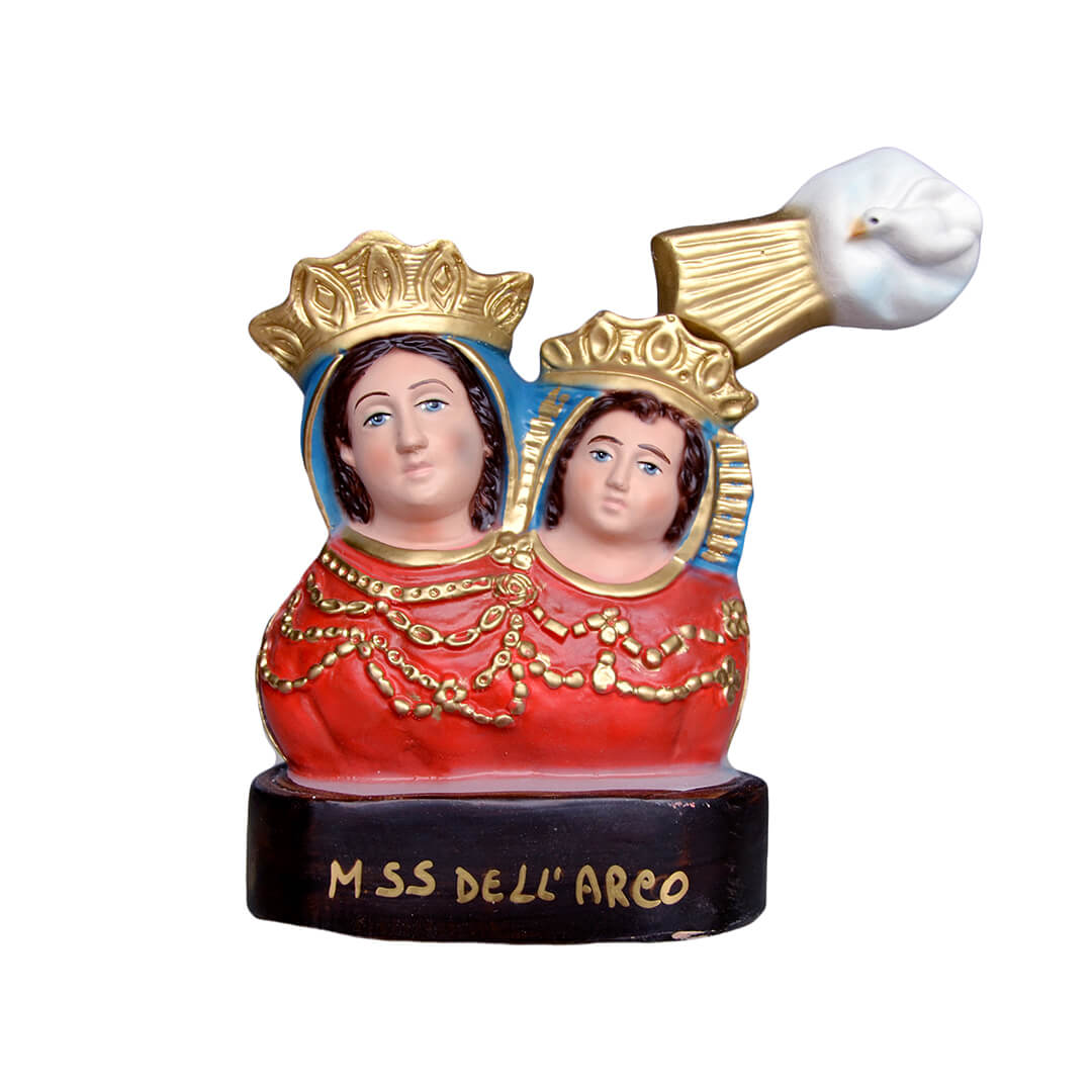 Statua Madonna dell'Arco, busto - 20cm - Lux Dei - Vendita Articoli Religiosi