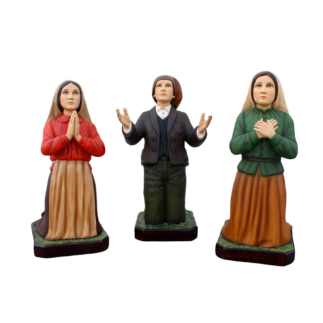 Statua Madonna di Fatima con Pastorelli - 180cm - Lux Dei - Vendita Articoli Religiosi