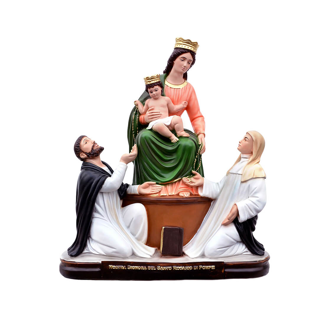 Statua Madonna di Pompei - 50cm - Lux Dei - Vendita Articoli Religiosi