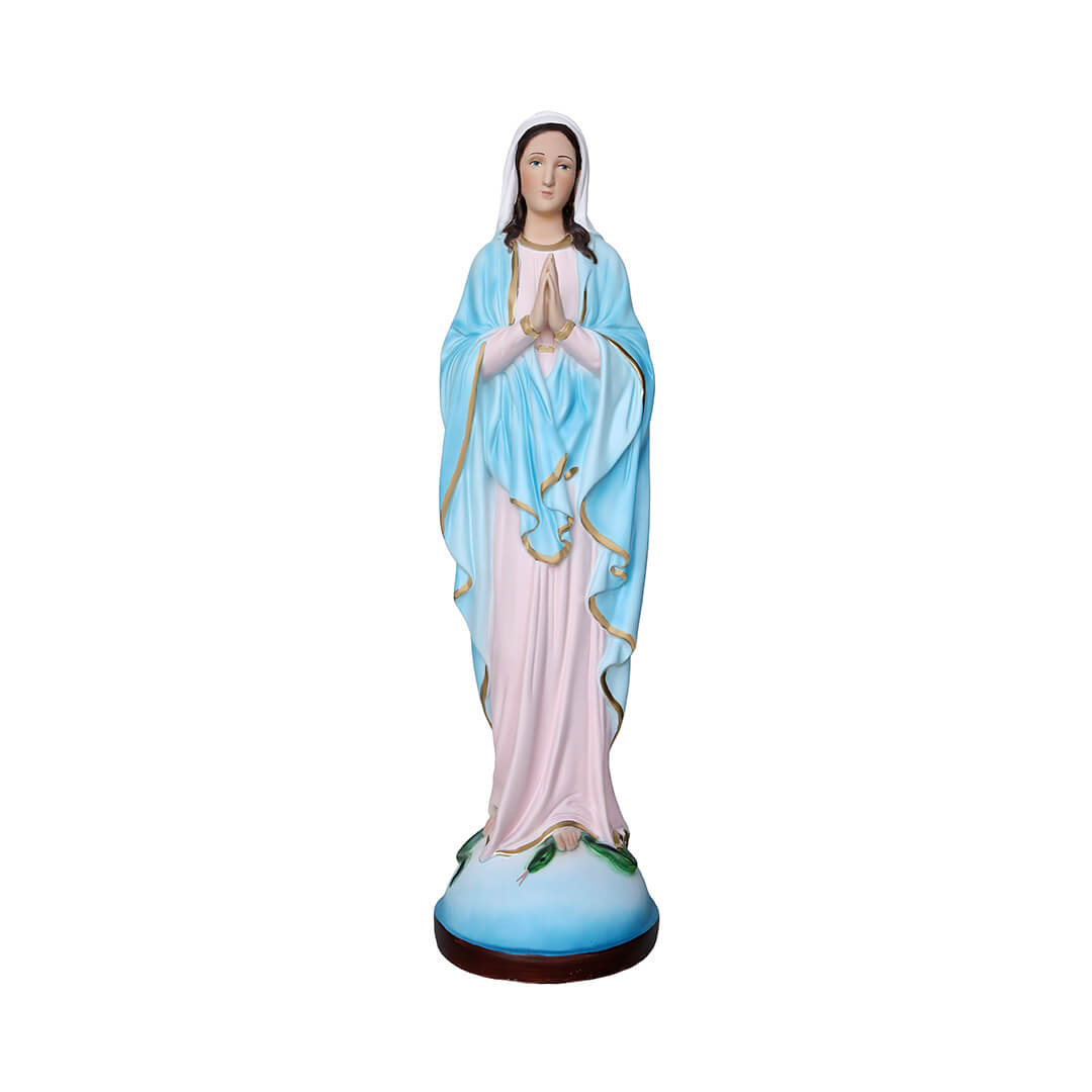 Statua Madonna Miracolosa a mani giunte - 60cm - Lux Dei - Vendita Articoli Religiosi