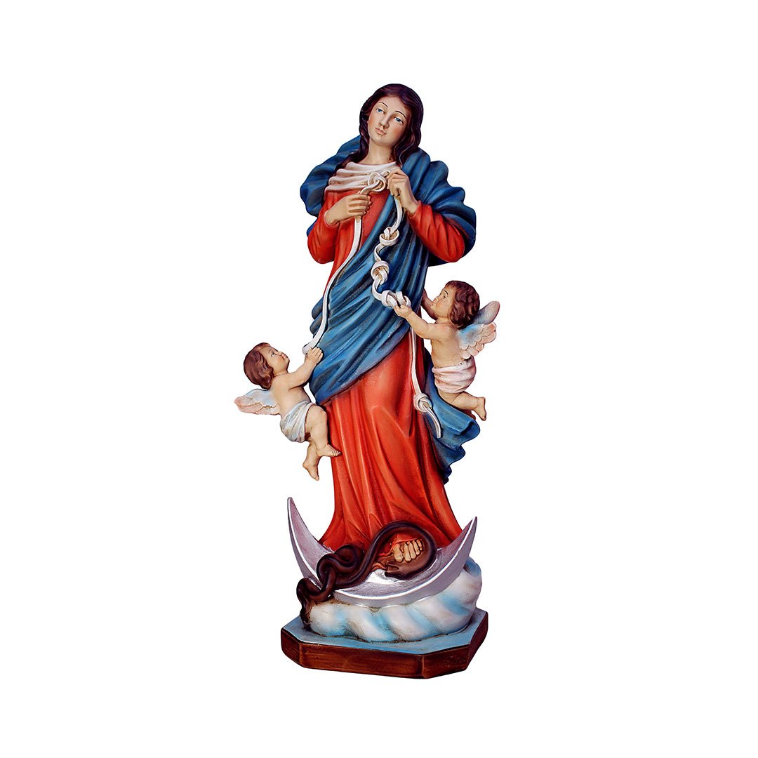 Statua Maria che Scioglie i Nodi - 30cm - Lux Dei - Vendita Articoli Religiosi