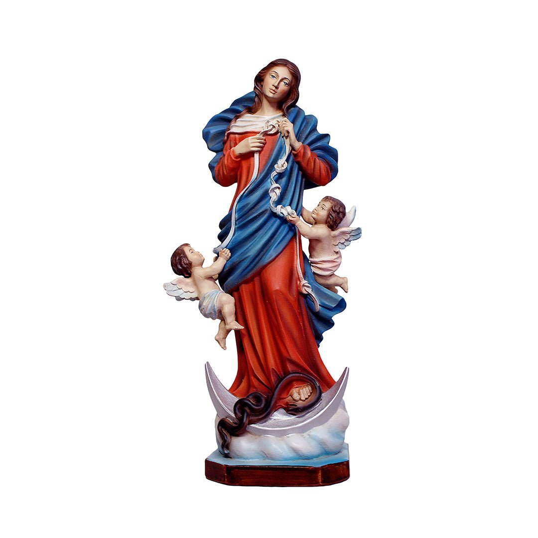 Statua Maria che Scioglie i Nodi - 40cm - Lux Dei - Vendita Articoli Religiosi
