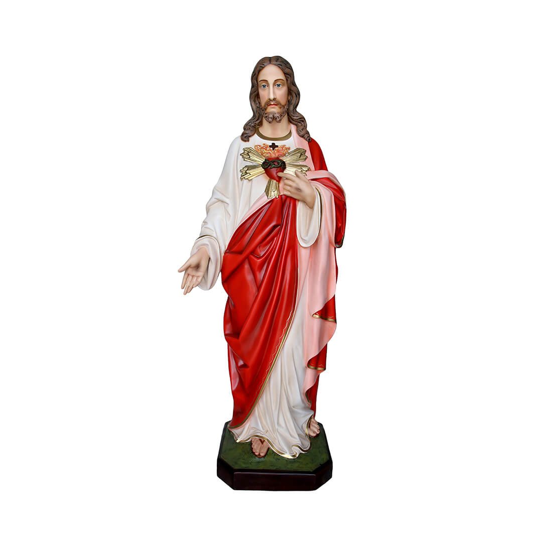 Statua Sacro Cuore - 170cm - Lux Dei - Vendita Articoli Religiosi