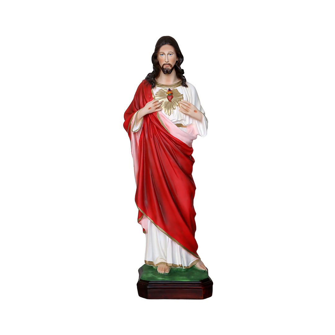 Statua Sacro Cuore - 50cm - Lux Dei - Vendita Articoli Religiosi