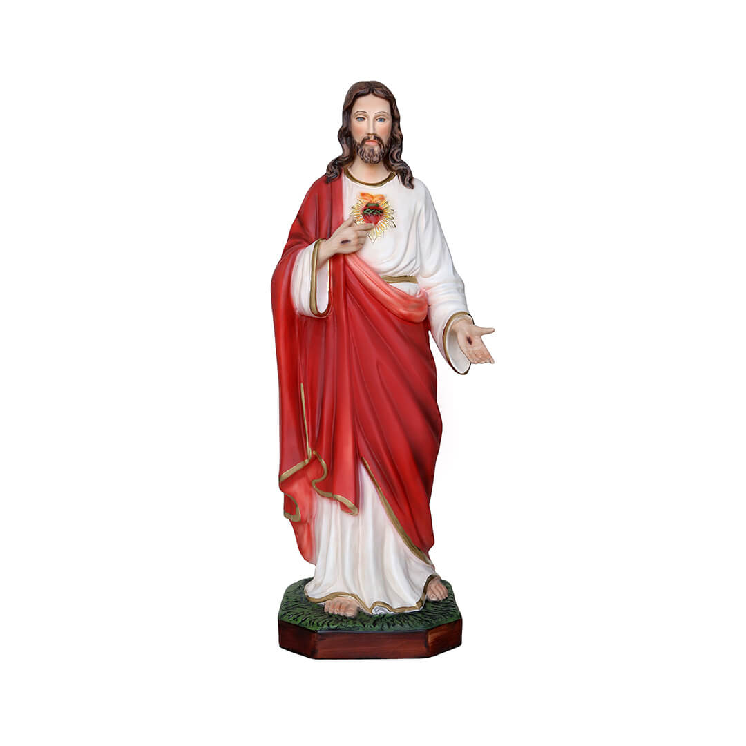 Statua Sacro Cuore - 60cm - Lux Dei - Vendita Articoli Religiosi