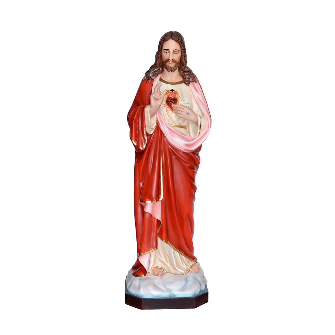 Statua Sacro Cuore Benedicente - 160cm - Lux Dei - Vendita Articoli Religiosi