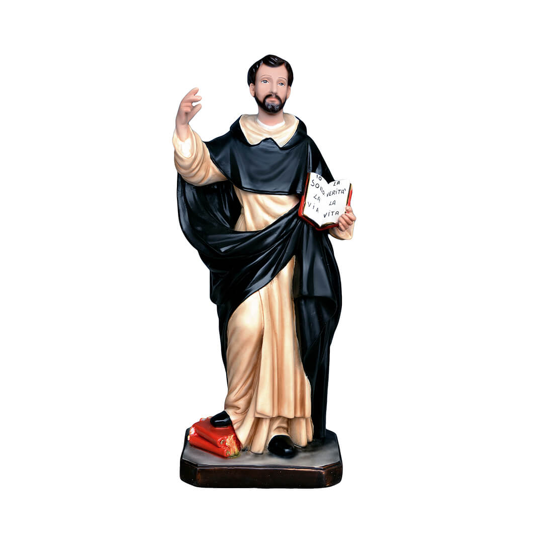 Statua San Domenico Guzman - 55cm - Lux Dei - Vendita Articoli Religiosi