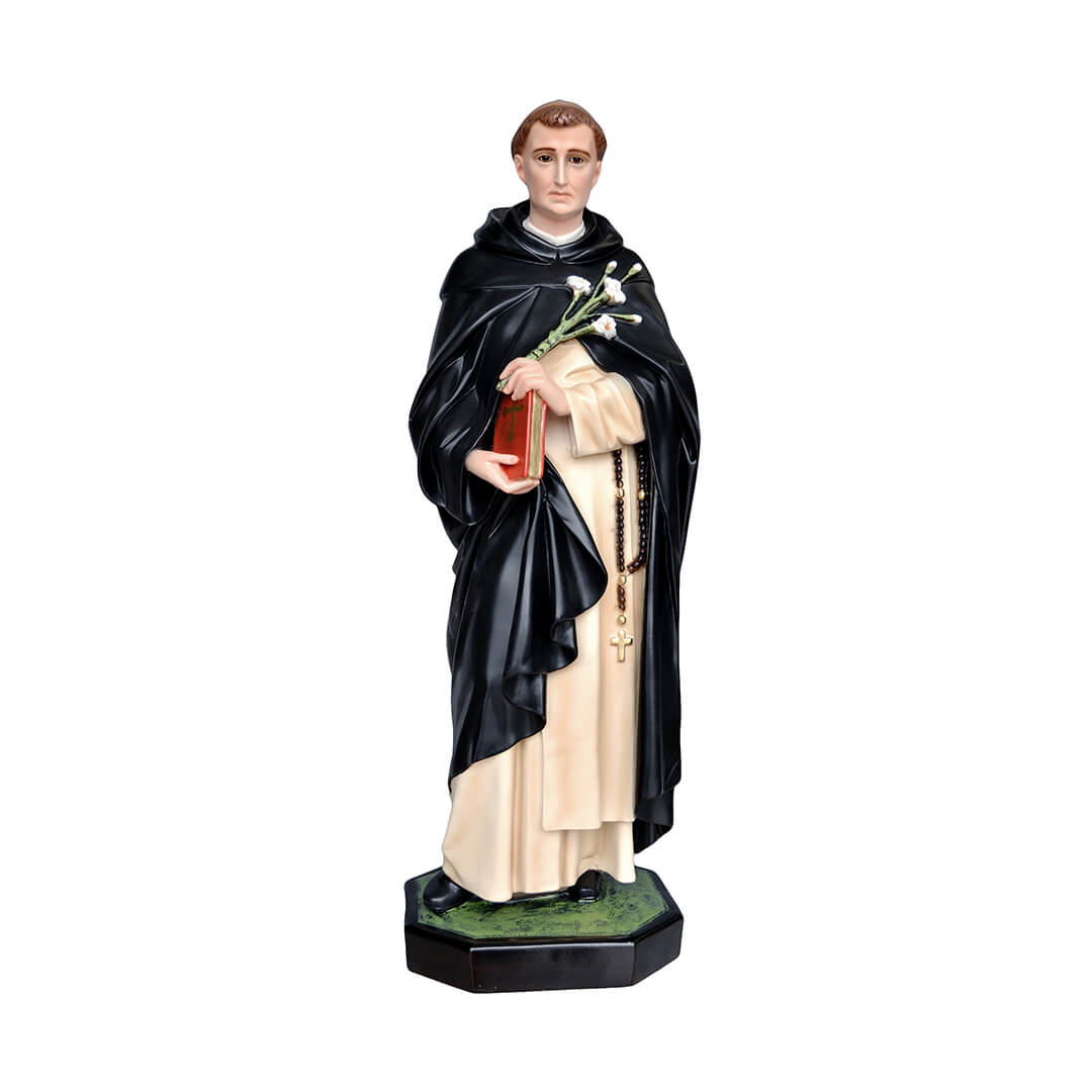 Statua San Domenico Guzman - 80cm - Lux Dei - Vendita Articoli Religiosi