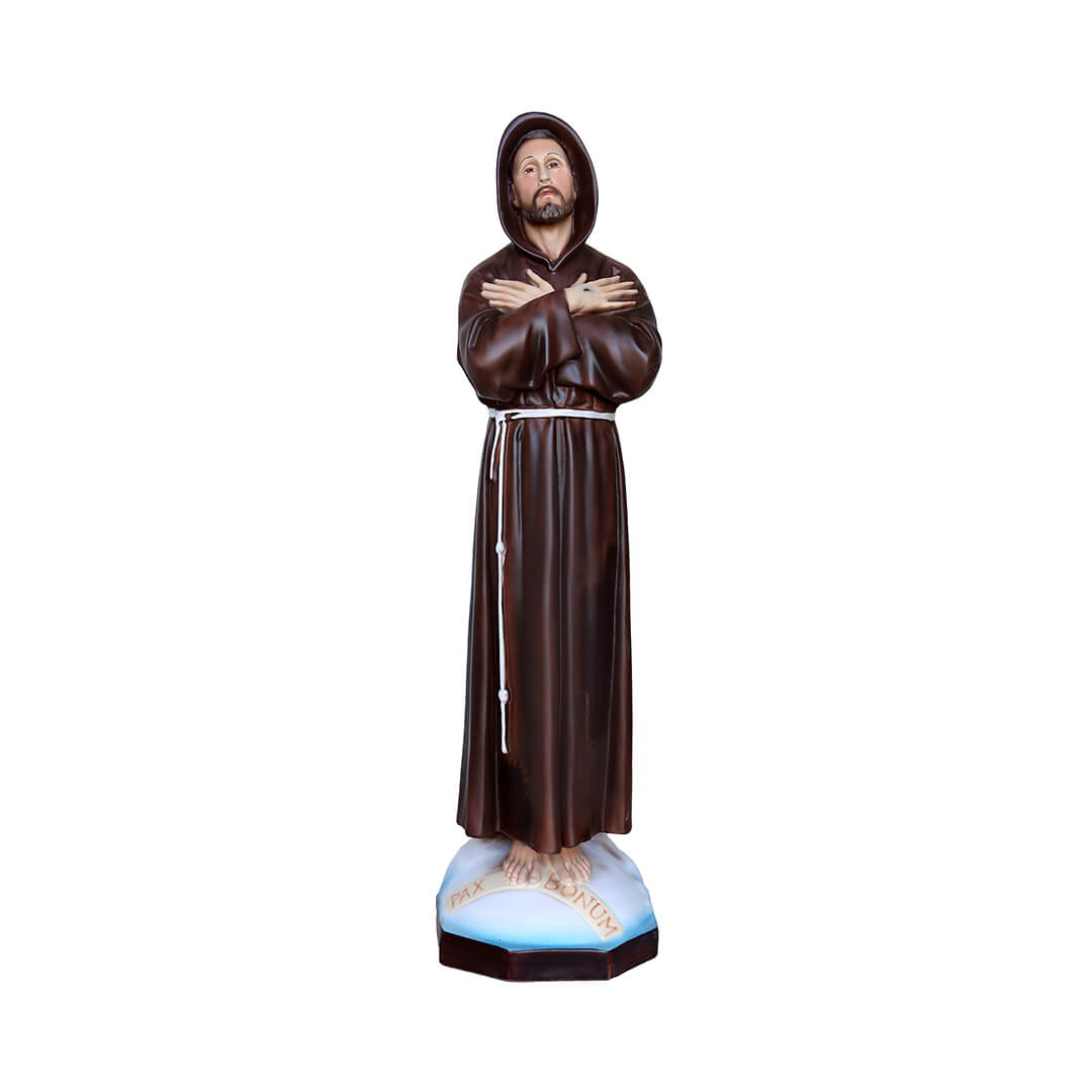 Statua San Francesco d'Assisi - 60cm - Lux Dei - Vendita Articoli Religiosi
