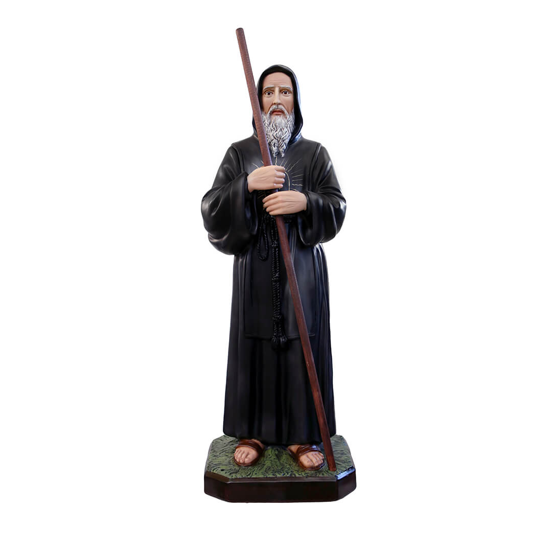 Statua San Francesco di Paola - 110cm - Lux Dei - Vendita Articoli Religiosi