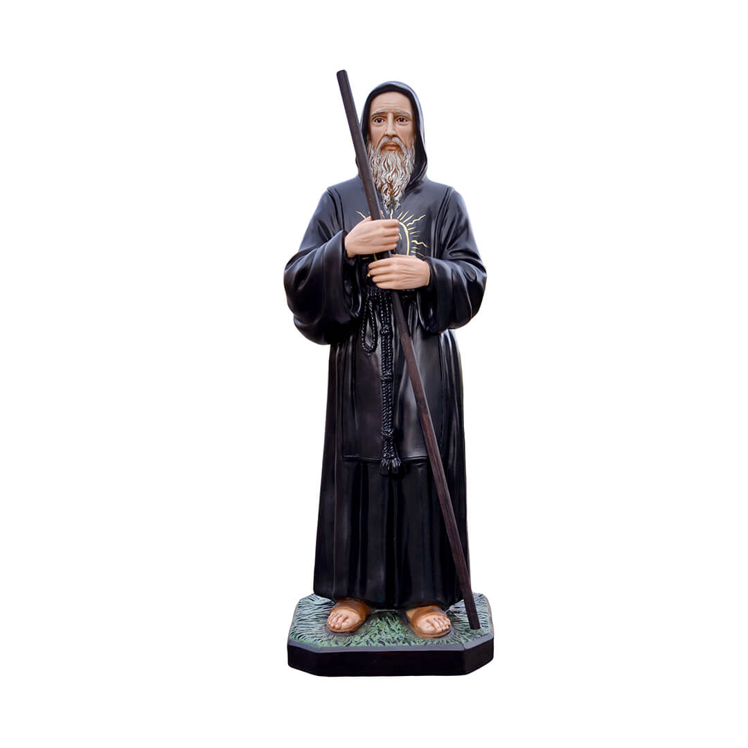 Statua San Francesco di Paola - 130cm - Lux Dei - Vendita Articoli Religiosi