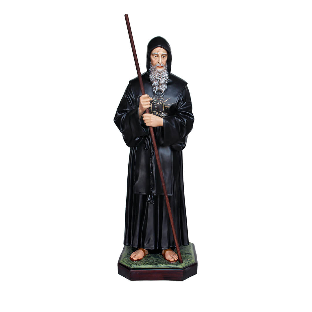 Statua San Francesco di Paola - 170cm - Lux Dei - Vendita Articoli Religiosi