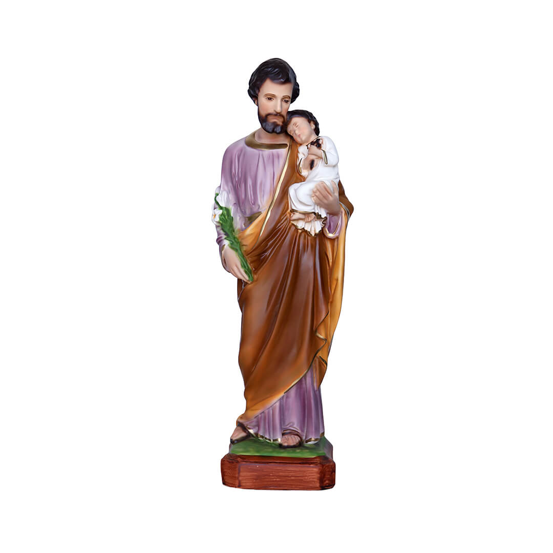 Statua San Giuseppe - 40cm - Lux Dei - Vendita Articoli Religiosi