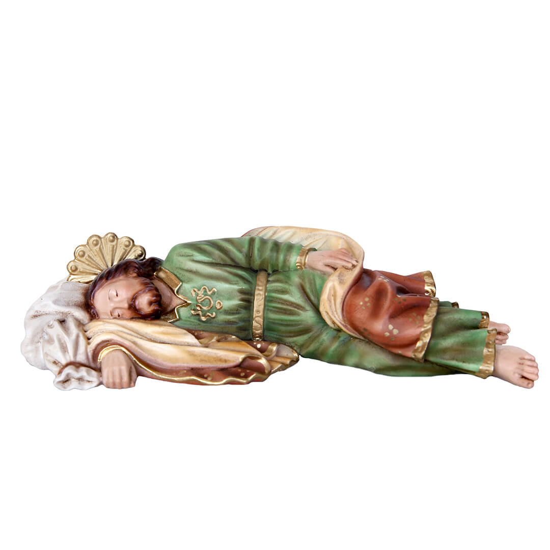 Statua San Giuseppe dormiente - 30cm - Lux Dei - Vendita Articoli Religiosi