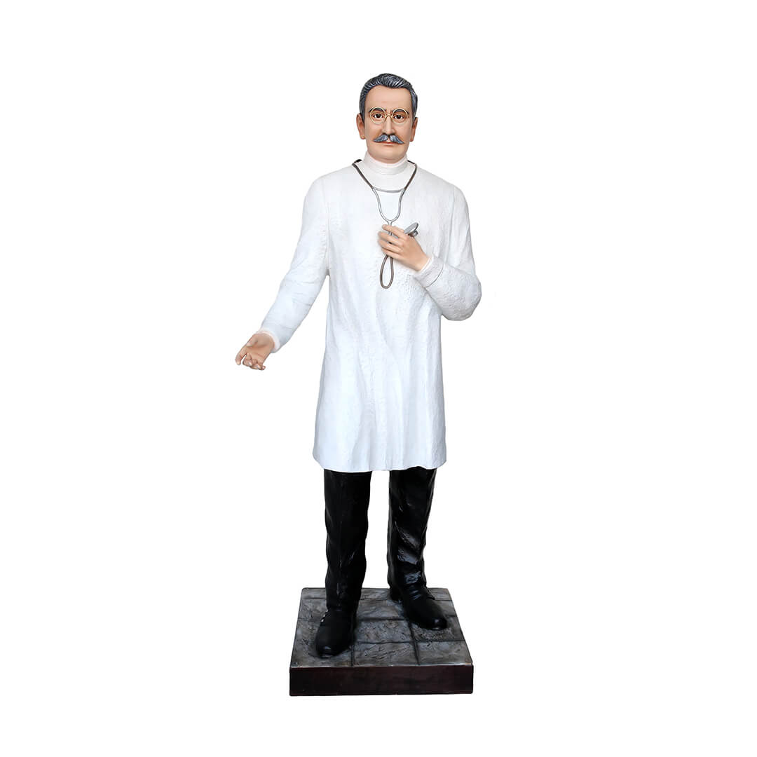 Statua San Giuseppe Moscati - 190cm - Lux Dei - Vendita Articoli Religiosi