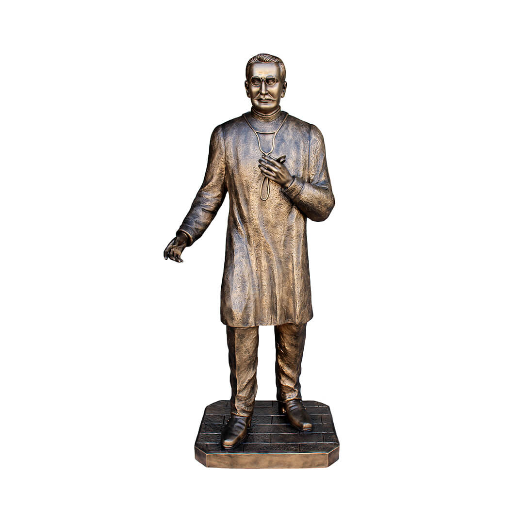 Statua San Giuseppe Moscati - 190cm - Bronzo - Lux Dei - Vendita Articoli Religiosi