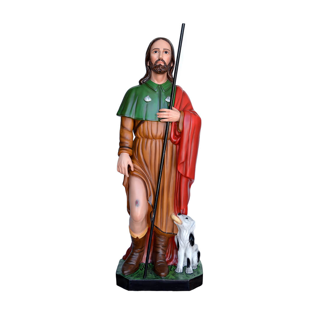 Statua San Rocco - 120cm - Lux Dei - Vendita Articoli Religiosi