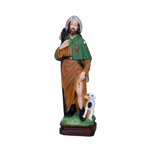 Statua San Rocco - 30cm - Lux Dei - Vendita Articoli Religiosi