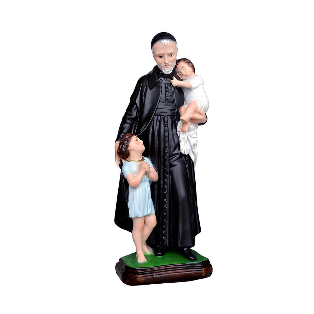 Statua San Vincenzo de Paoli - 30cm - Lux Dei - Vendita Articoli Religiosi