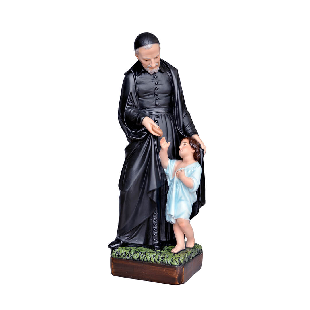 Statua San Vincenzo de Paoli - 60cm - Lux Dei - Vendita Articoli Religiosi