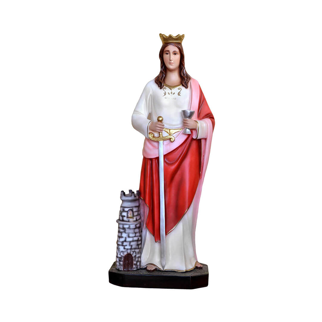Statua Santa Barbara - 85cm - Lux Dei - Vendita Articoli Religiosi