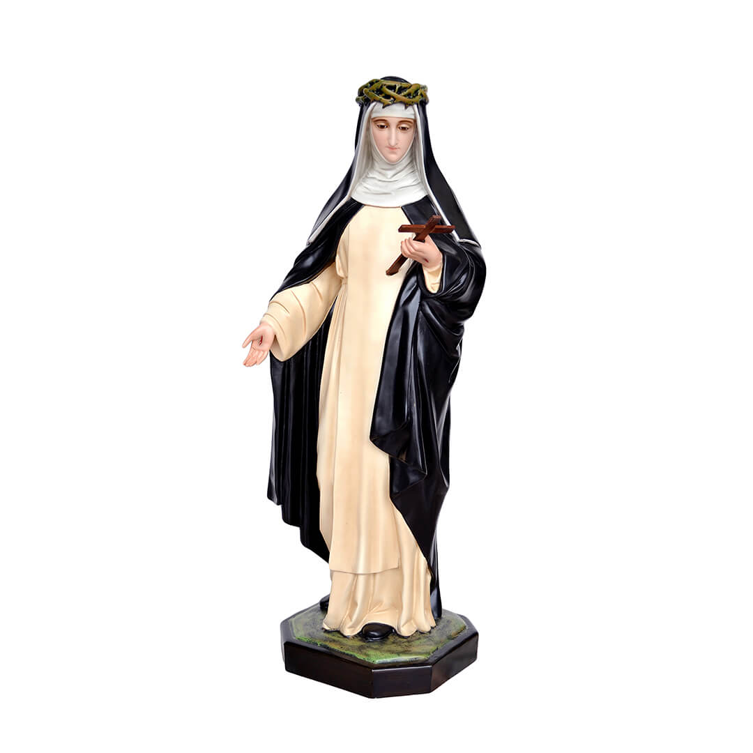 Statua Santa Caterina - 80cm - Lux Dei - Vendita Articoli Religiosi