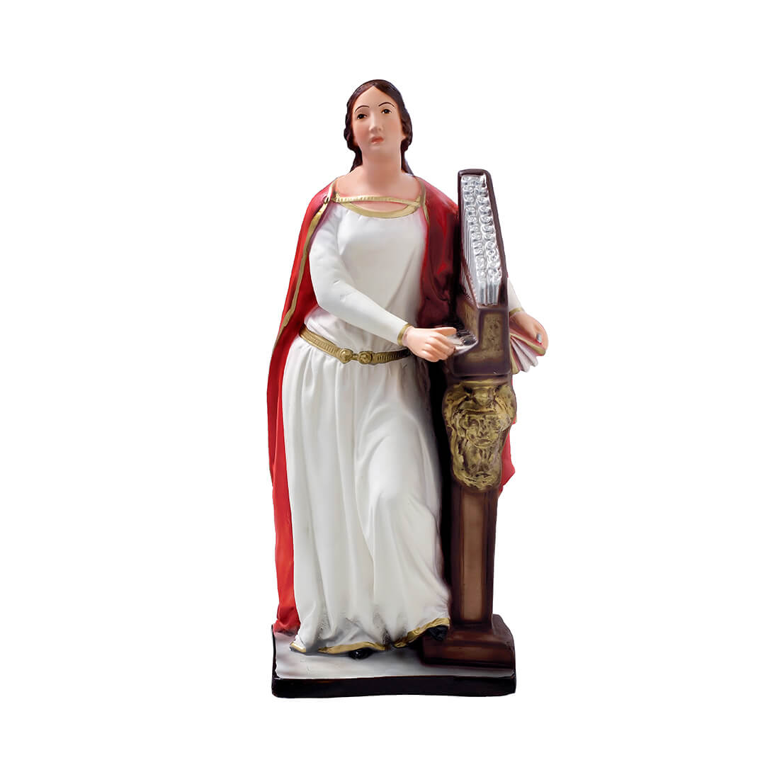 Statua Santa Cecilia - 40cm - Lux Dei - Vendita Articoli Religiosi