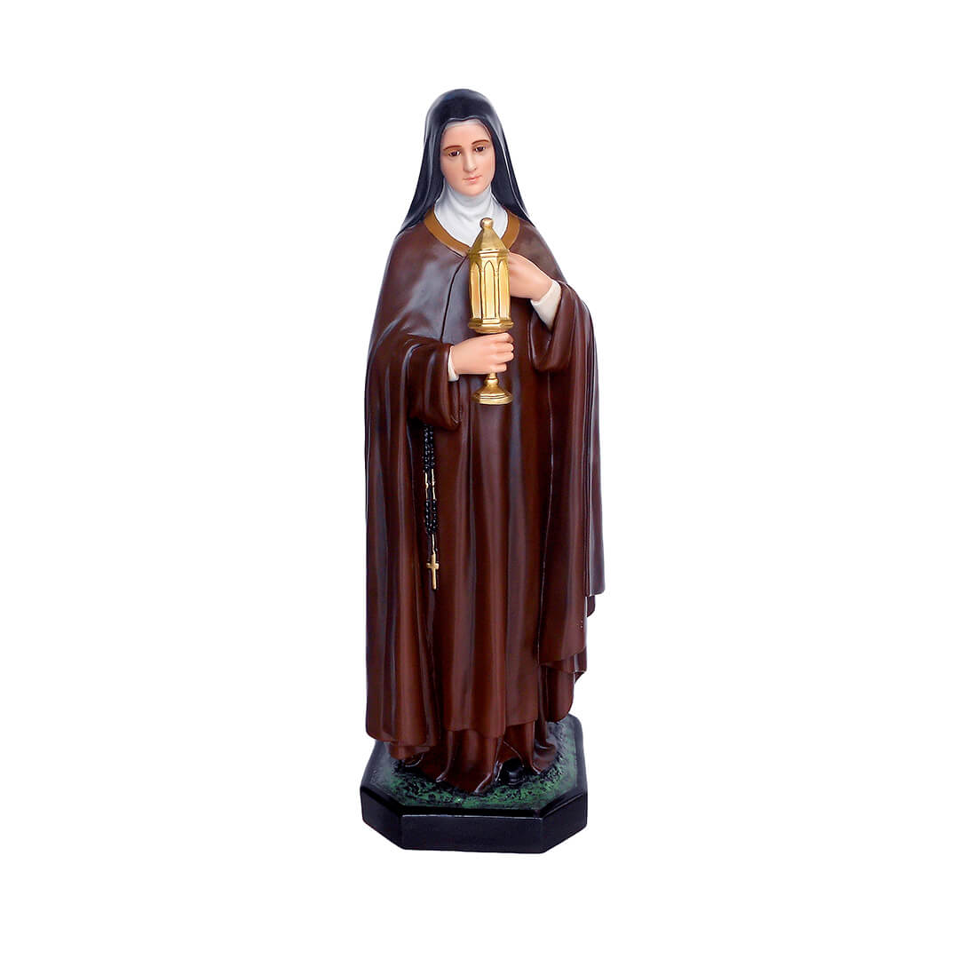 Statua Santa Chiara - 100cm - Lux Dei - Vendita Articoli Religiosi