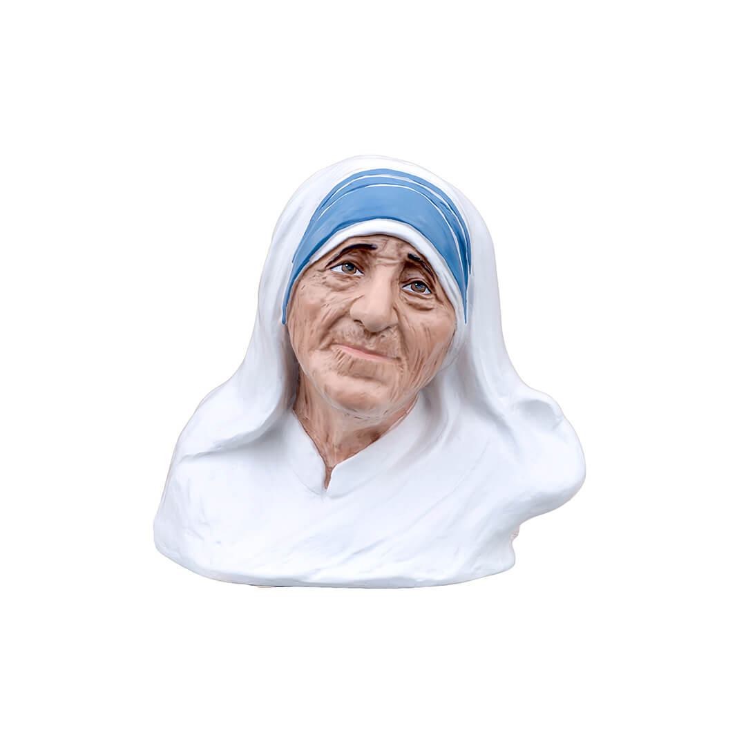 Statua Santa Madre Teresa di Calcutta - Busto da 35cm - Lux Dei - Vendita Articoli Religiosi